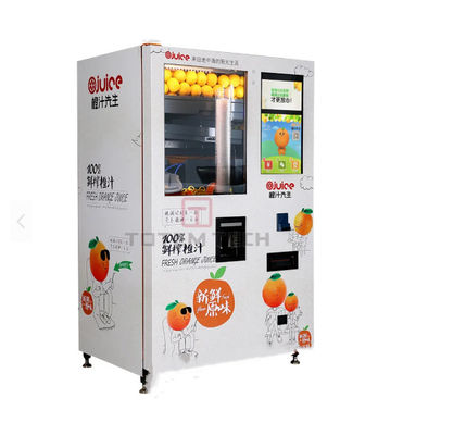 Qualité  TA01 Orange Fresh Juice Vending Machine Automatic Cash Coin Card Payment usine