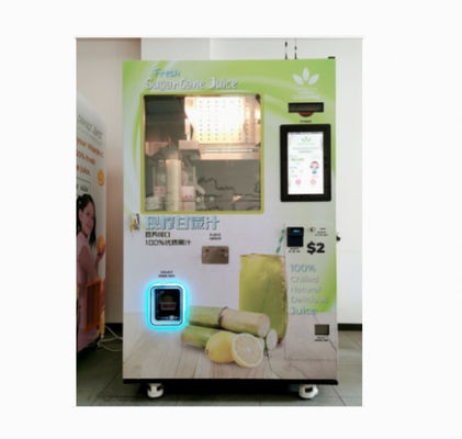 Qualité  220V / 50Hz Sugarcane Vending Machine Juice Extractor For Restaurants Supermarkets usine