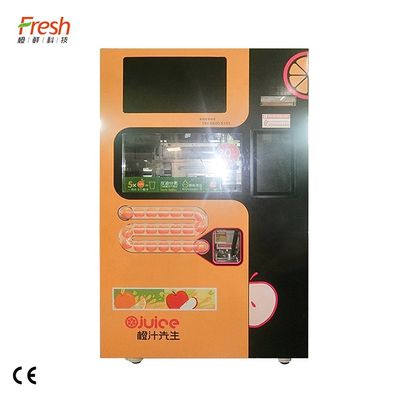 En alliage de zinc orange en métal d'Apple Juice Vending Machine 400W adapté aux besoins du client