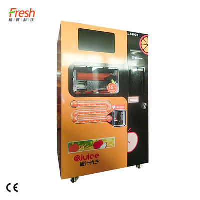 En alliage de zinc orange en métal d'Apple Juice Vending Machine 400W adapté aux besoins du client