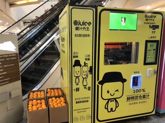 Machine orange professionnelle automatique de presse-fruits pour l'école de mail de supermarché