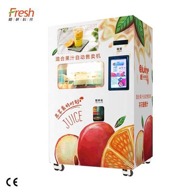 Apple orange commercial Juice Vending Machine Automatic 220V a adapté la couleur aux besoins du client
