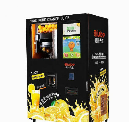 Récipient à pression de PLC de Juice Vending Machine 800W de fruit frais de Saimon pour l'aéroport