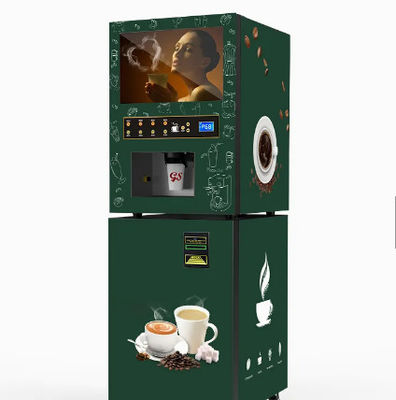 Paiement orange de Juice Vending Machine Coin Note de nourriture de service d'individu avec le système de refroidissement