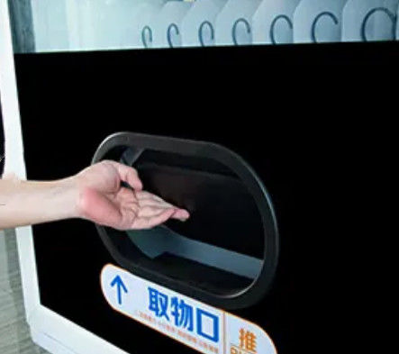Distributeur automatique commercial orange frais de nourriture à jetons avec l'écran tactile