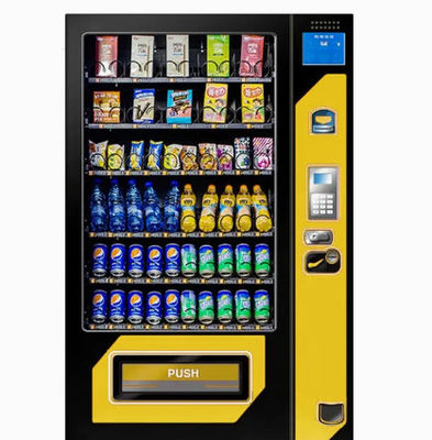 24 heures d'individu de service de magasin de distributeur automatique Juice With Card Reader orange