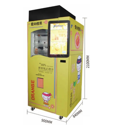 Automobile orange de distributeur automatique de presse-fruits d'acier inoxydable pour des nourritures et des boissons