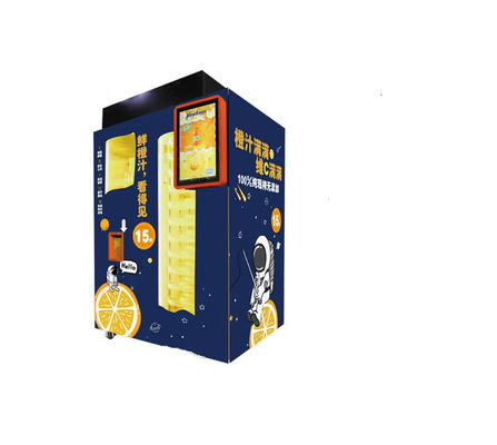 Le distributeur automatique frais de jus d'orange d'homme de l'espace cherche des distributeurs dans le monde entier