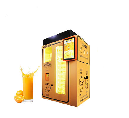 300W / 2000W Juice Extractor Vending Machine Customized orange électrique
