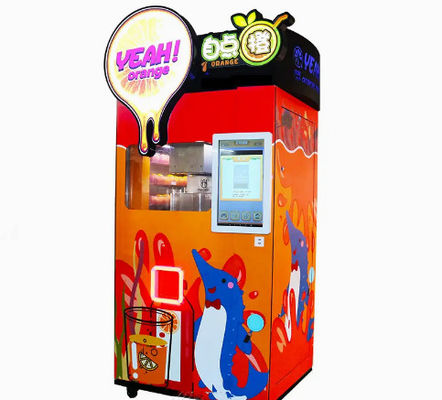 Lait de boissons Juice Vending Machine orange 400W avec le système de refroidissement