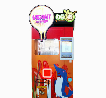 Lait de boissons Juice Vending Machine orange 400W avec le système de refroidissement