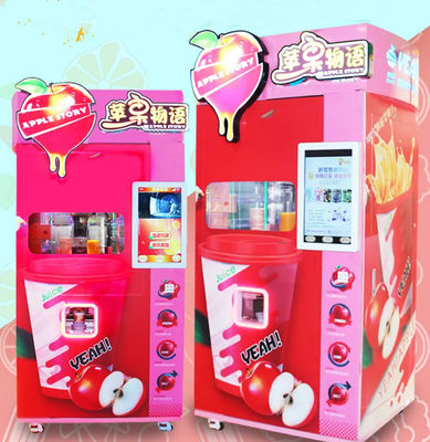 Apple orange Juice Cold Drink Vending Machine 500W pour des mails de supermarchés de magasin