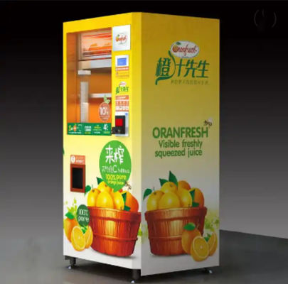 350ml Juice Vending Machine Commercial Coin frais orange Bill Credit Card Payment