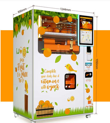 1500W l'orange Juice Vending Machine Automatic Air frais s'est refroidie pour des supermarchés