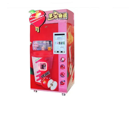 24 heures d'Apple Juice Vending Machine 500W pour des centres commerciaux de supermarchés