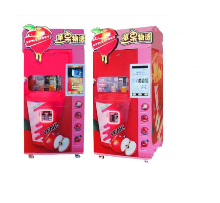 24 heures d'Apple Juice Vending Machine 500W pour des centres commerciaux de supermarchés