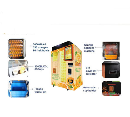 Métal Juice Machine Extractor Android System orange serré frais automatique