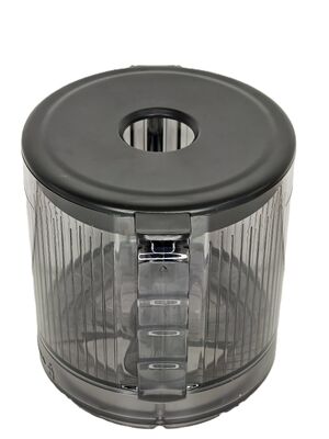 HJ303 Juicer à mâcher lent en gris argenté 155 mm Large Chute s'adapte à l'ananas entier, moteur 200W, tasse de jus de 1000 ml, fonctionnement silencieux <70dB