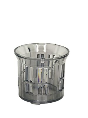 HJ303 Juicer à mâcher lent en gris argenté 155 mm Large Chute s'adapte à l'ananas entier, moteur 200W, tasse de jus de 1000 ml, fonctionnement silencieux <70dB