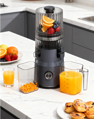 Centrifugeuse lente compacte et intelligente Fresh Smart HJ103A – Le mélange parfait de style et de substance avec 4 options de couleur, goulotte large de 135 mm, pressage à froid de 200 W et autonettoyante