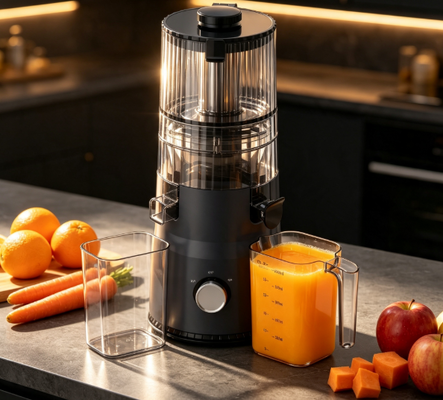 Centrifugeuse lente compacte et intelligente Fresh Smart HJ103A – Votre dose quotidienne de couleur et de nutrition avec 4 options de couleur, goulotte large de 135 mm, pressage à froid de 200 W et autonettoyante