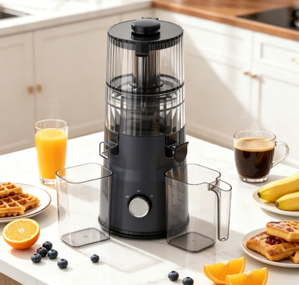 Centrifugeuse lente compacte HJ103 Smart Fresh – Améliorez votre bien-être quotidien avec une goulotte de 135 mm, une presse à froid de 200 W et un auto-nettoyage
