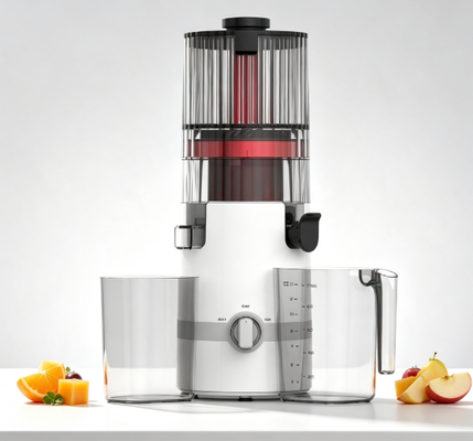 Le seul justeur que votre famille aimera avec une chute de 135 mm, une presse à froid de 200 W, un système de nettoyage automatique et de sécurité intelligent