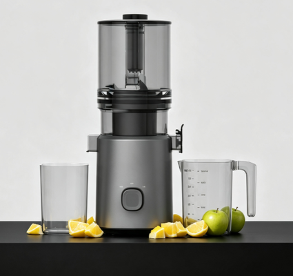 Fresh Smart HJ303 Flow Juicer à mâcher lentement de fruits au verre sans arrêt, sans démarrage, tout simplement.
