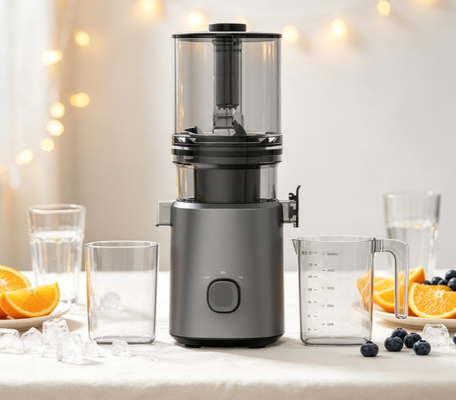 Fresh Smart HJ303 Absence Juicer à mastication lente Le meilleur Juicer est celui que vous ne remarquez pas