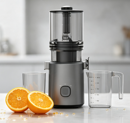Centrifugeuse lente Fresh Smart HJ303 à large goulot — Goulotte de 155 mm, réservoir de 2400 ml, moteur de 200 W