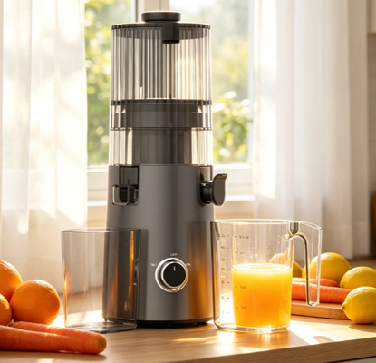 Fresh Smart HJ103A Juicer à mâcher lent et sans effort sans souci, sans bruit, juste du jus.