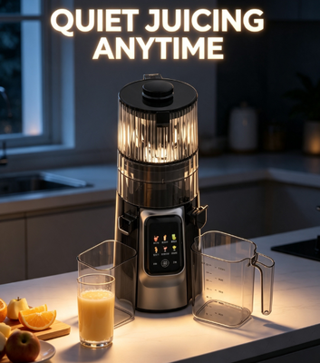 Centrifugeuse HJ102D sans filtre à nettoyage rapide, compatible smoothies et glaces maison