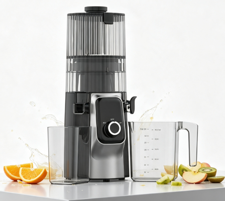 Centrifugeuse lente Easy Clean 3 parties HJ102C, centrifugeuse pour pommes entières à large ouverture