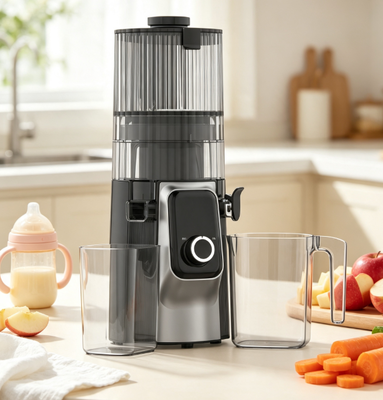 Juicer à mastication lente HJ102C, machine à jus à faible bruit pour pommes entières
